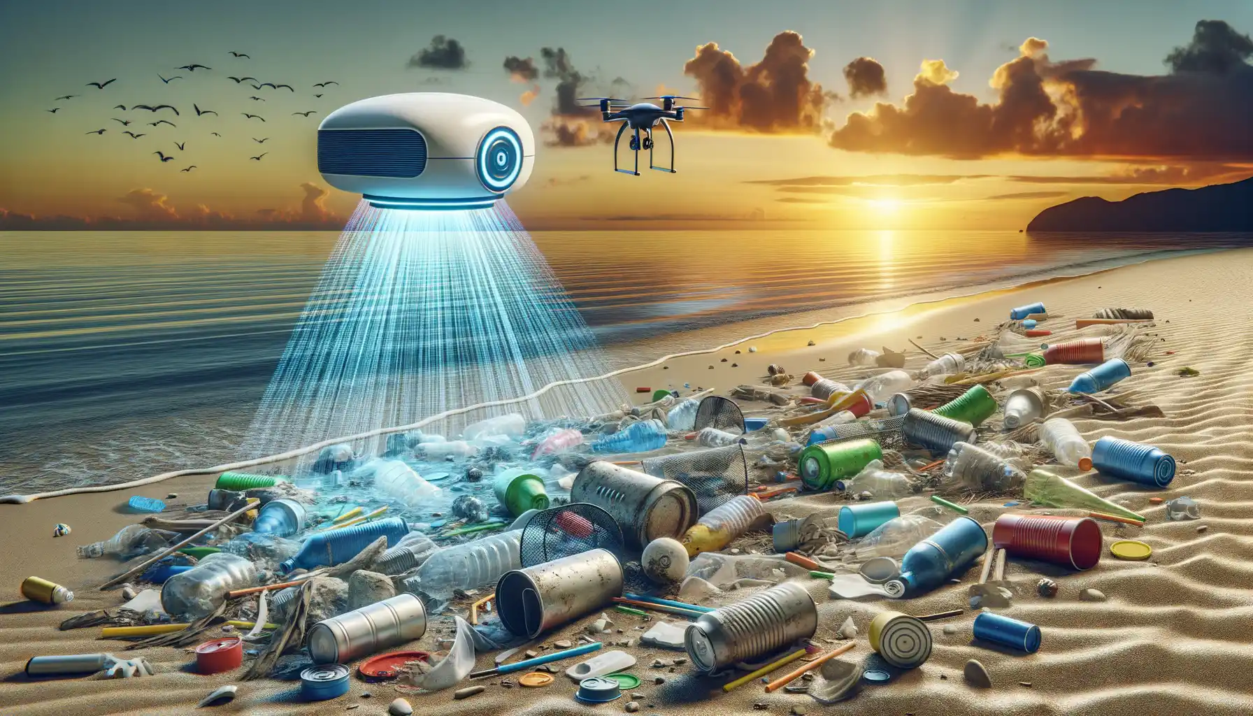 How AI Technologies Detect Beach Pollution