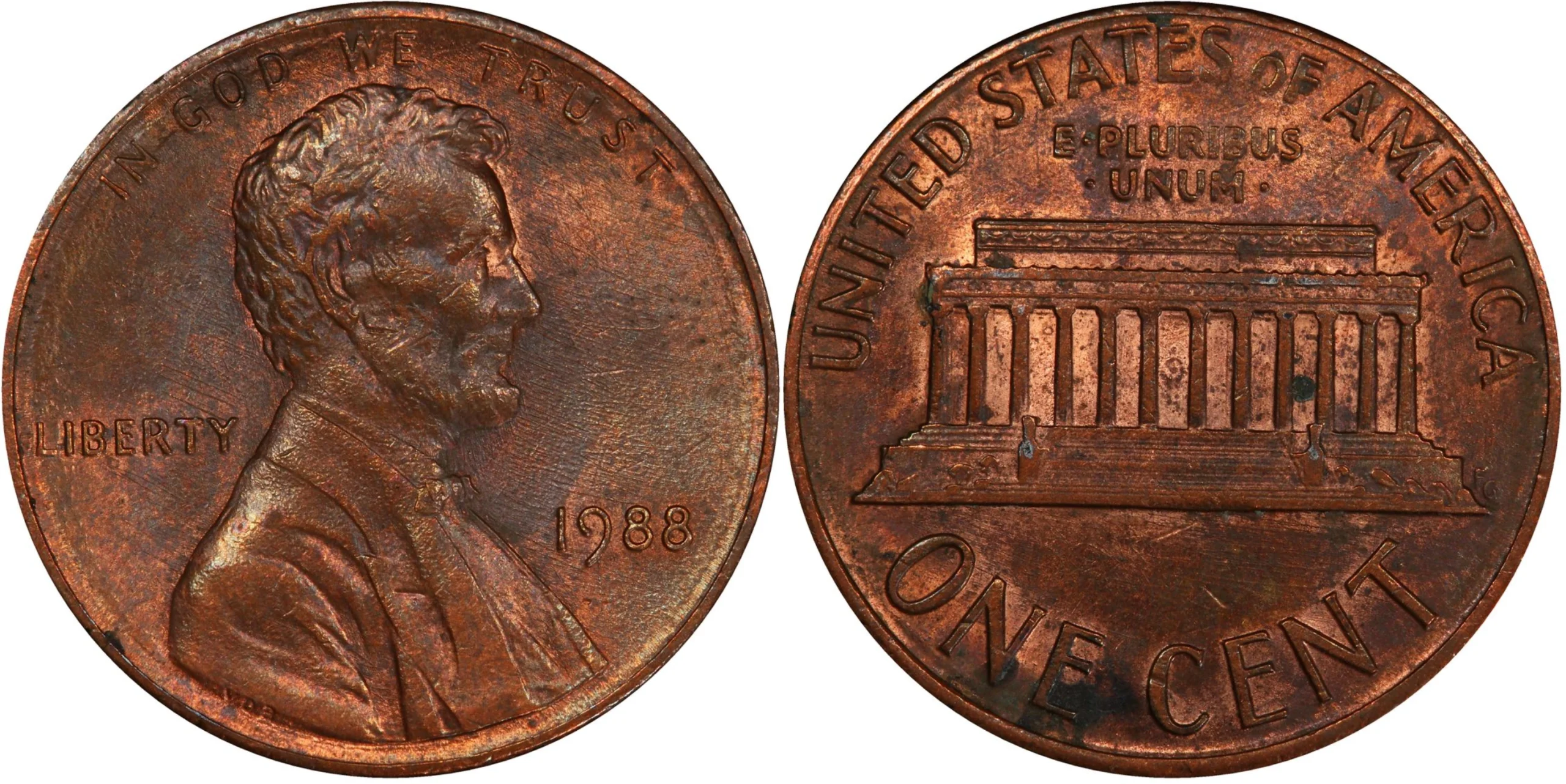 1988 Lincoln Penny Brown